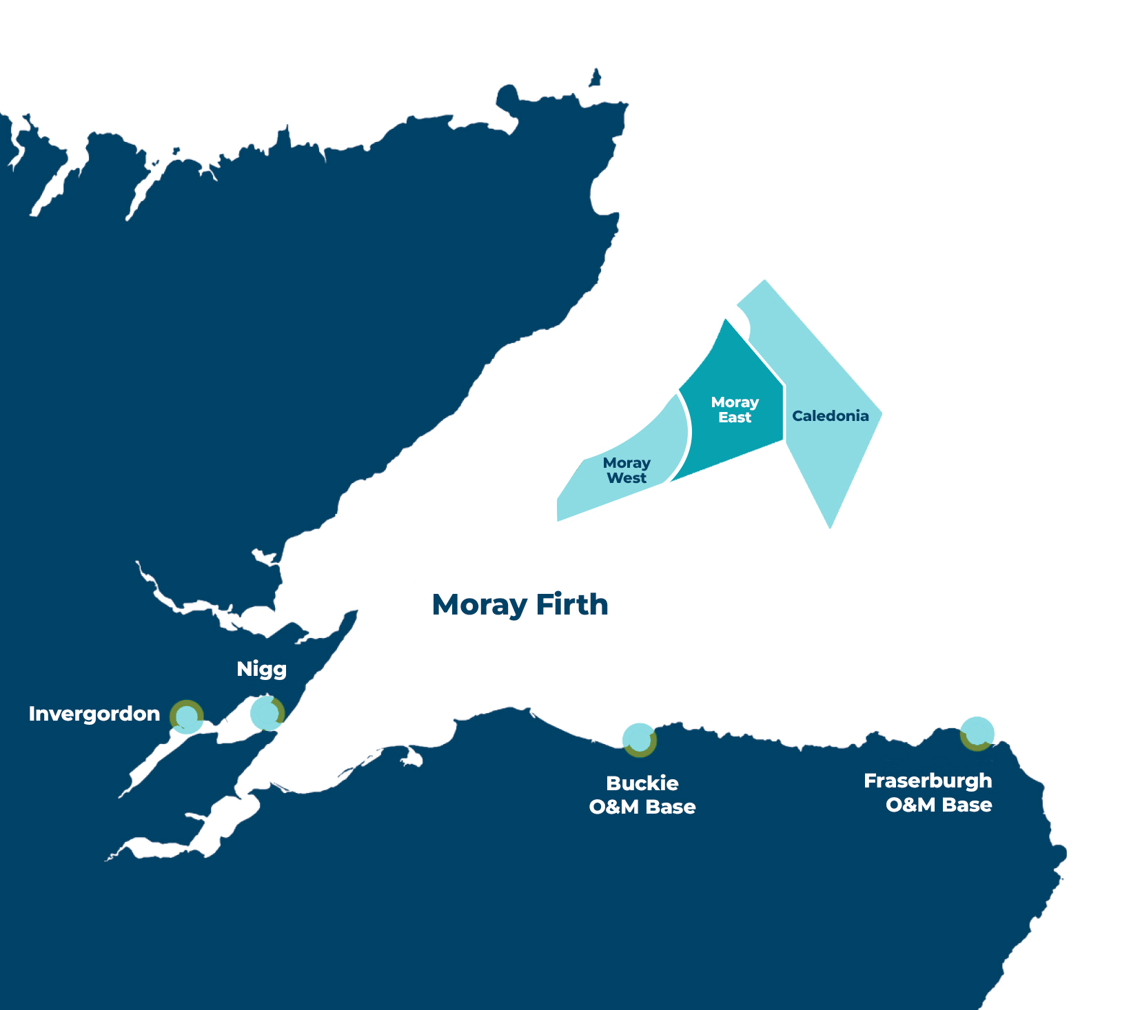 Moray East Wind Farm Map